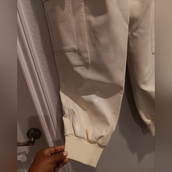 Cinq a Sept  Giles Faux Leather Jogger Pants XL - Picture 11 of 14